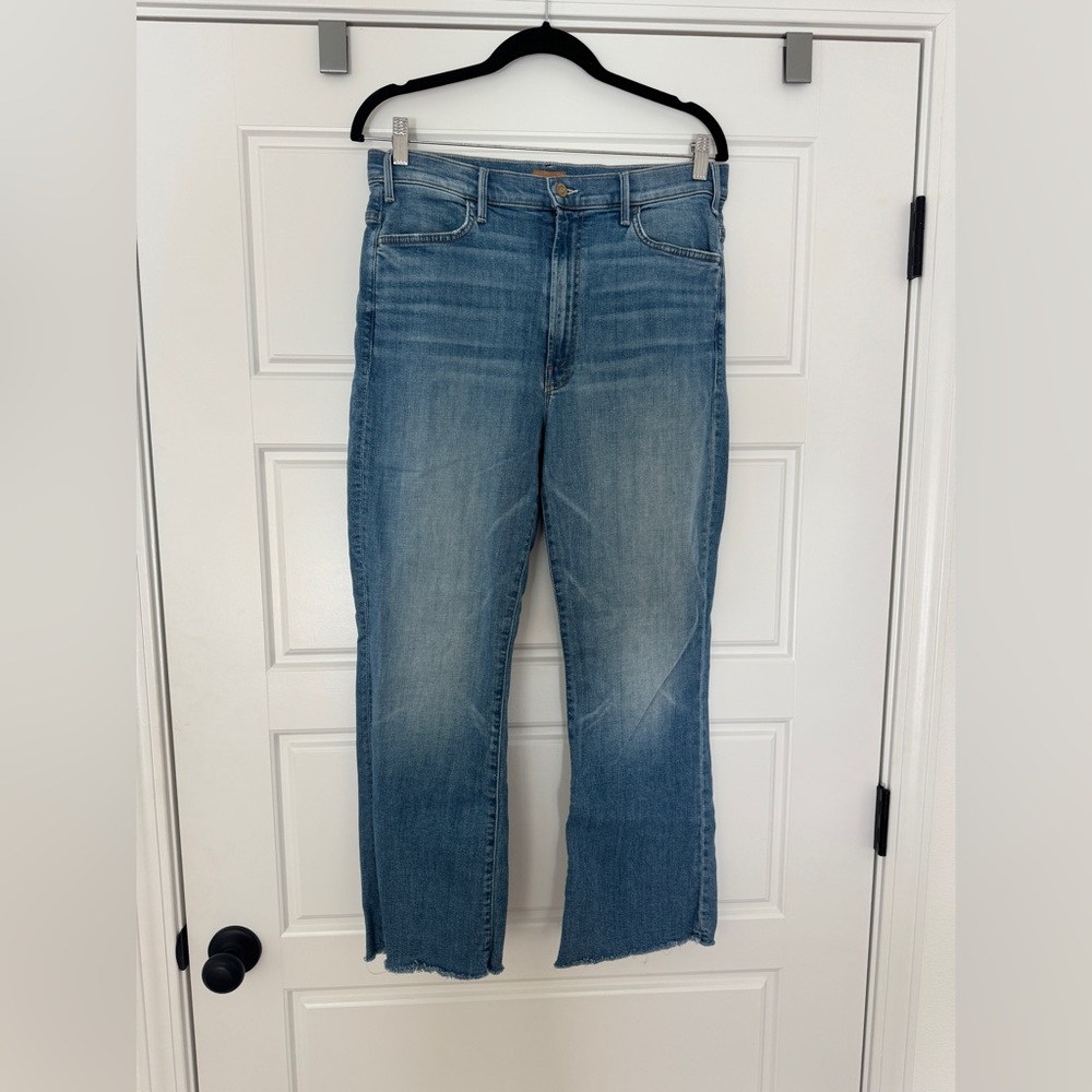 Mother The Hustler Ankle Fray Jean
